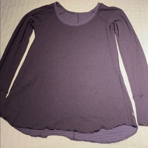 Lululemon reversible long sleeve top